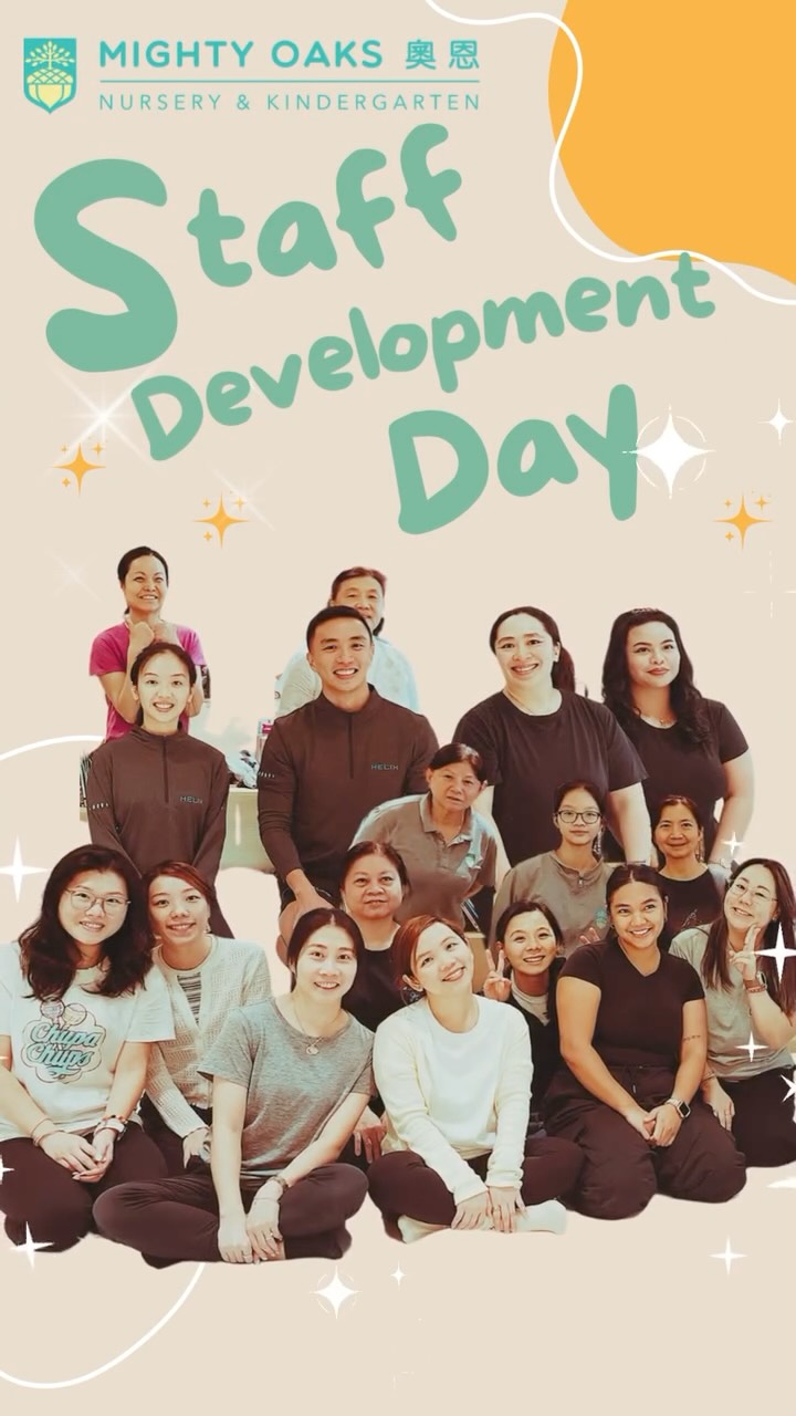 A day full of learning, sharing, and growing together! ✨
From discovering our MBTI personalities and exploring pre-writing skills for children to stretching, enjoying a team lunch, and learning how to bring drama into our classrooms — our Staff Development Day was packed with new ideas and meaningful moments. 💛
Always learning, always growing, and always supporting one another! 🌟
學習、分享與共同成長的一天!✨
從探索 MBTI 性格類型、研討幼兒學前書寫技能,到做伸展運動、享用團隊午餐,以及學習如何將戲劇元素融入課堂——奧恩教職員發展日行程緊湊,收穫了許多新靈感與溫馨時刻。💛
持續學習,不斷成長,始終互相扶持!🌟
#MightyOaks #StaffDevelopmentDay #ProfessionalDevelopment #TeacherLearning #TeacherTraining #Teamwork #EarlyChildhoodEducation #LearningTogether #GrowingTogether #MightyOaksKindergarten #奧恩國際幼稚園 #教職員發展日 #專業發展 #教師學習 #教師培訓 #團隊合作 #幼兒教育 #一同學習 #共同成長