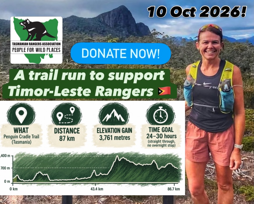 🏃♂️⛰️ 80KM. 4,500M ELEVATION. 24–30 HOURS. ONE BIG PURPOSE! 🌏
Today, an incredible challenge is underway in Tasmania!
Taking on the rugged Penguin Cradle Trail, a route that normally takes 5–8 days to hike, one ranger is aiming to complete it in just 24–30 hours, straight through! 😵💫💪
🇹🇱 The goal? Help send a ranger from Timor-Leste to the World Ranger Congress 2027 in Argentina!
The Tasmanian Rangers Association has already raised vital funds, but there’s still a little way to go.
For rangers working with limited resources, attending the World Ranger Congress means more than a conference. It’s an opportunity to learn, connect with rangers from around the world and bring new knowledge and experiences home to their communities.
🌿 One ranger. One opportunity. A ripple effect far beyond the Congress.
💚 Want to support the challenge?
👉 Donate via the link in the bio or here:
https://donorportal.thingreenline.org.au/-/NZTRRHYR
Let’s get behind this incredible effort and help make it happen! 🙌
#CORARangers #OceaniaRangers #RangersSupportingRangers #WorldRangerCongress2027 #TimorLeste