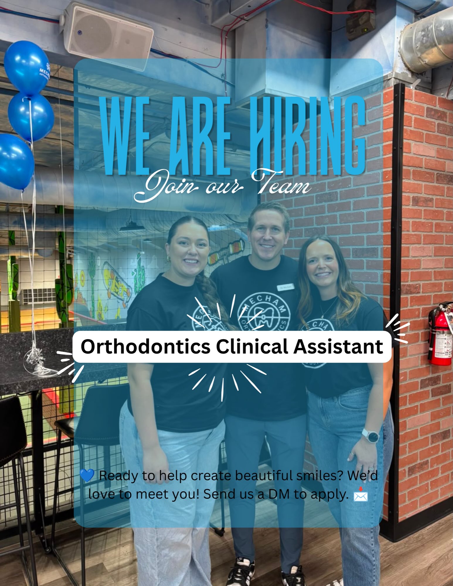 Mecham Orthodontics is hiring an Orthodontic assistant! Come join the team 🪥🦷✨ Dm us your resume 📩