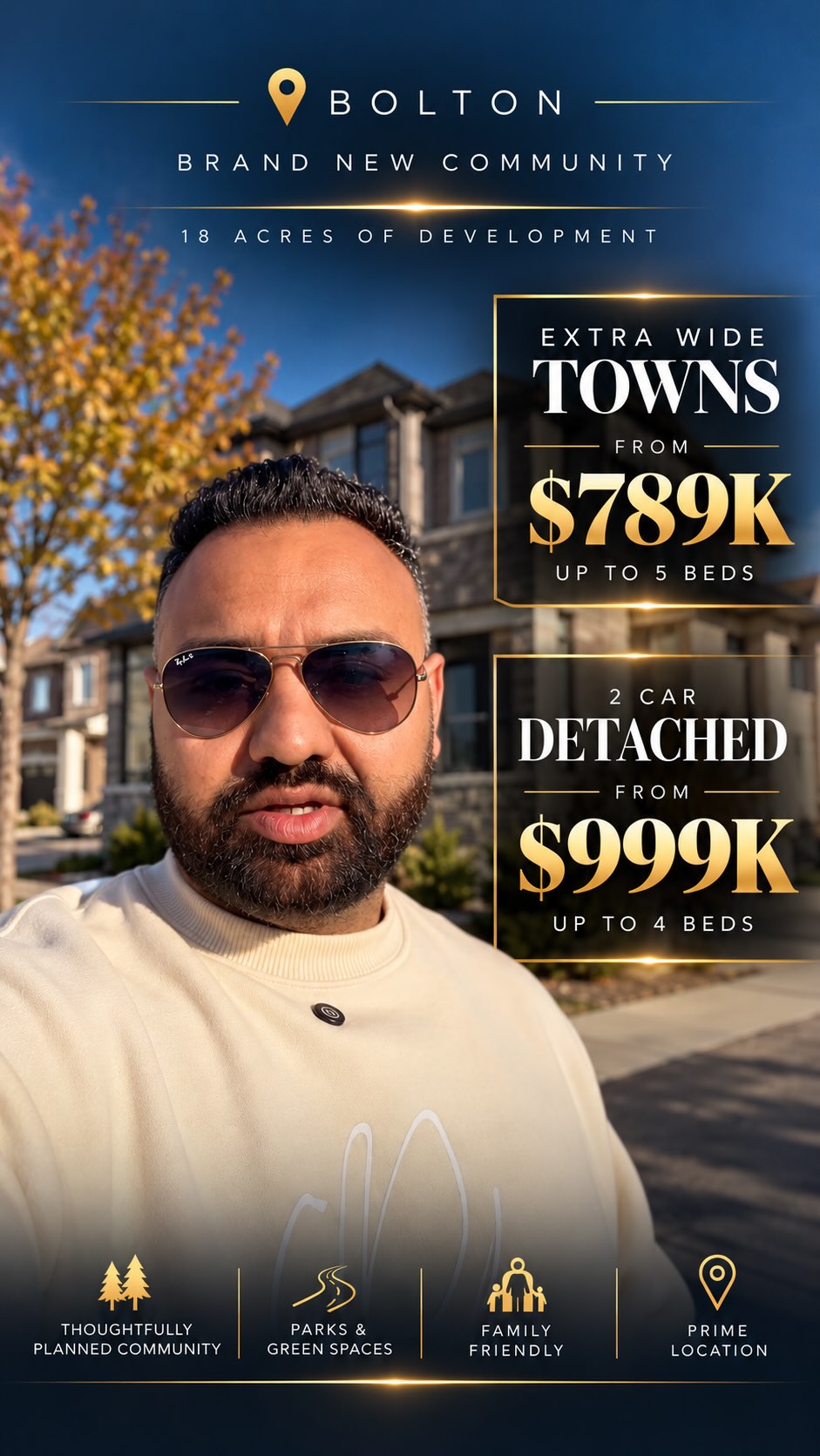 BOLTON’S NEXT BIG COMMUNITY IS COMING — TOWNHOMES FROM $789K & DETACHED FROM $999K!
18 ACRES. TWO HOME COLLECTIONS. ONE EXCITING NEW RELEASE.
Discover brand-new homes at Columbia Way & Mount Hope Road, Bolton!
🏡 EXTRA-WIDE TOWNHOMES
💰 Starting from $789,000
🛏️ Up to 5 Bedrooms
✨ Spacious, family-friendly layouts
🏡 DOUBLE-CAR DETACHED HOMES
💰 Starting from $999,000
🛏️ Up to 4 Bedrooms
🚗 Double-car garage
📍 18-acre community in Bolton
✨ Brand-new construction
🔑 Priority access to floorplans and pricing
WHY WAIT UNTIL THE PUBLIC LAUNCH?
Get an early look at the available layouts, pricing and project details.
❤️ Share this with your partner or someone looking to buy in Bolton!
CLICK THE LINK FOR PRIORITY ACCESS TO FLOORPLANS & PRICING or call me directly!
Arshdeep Singh
Salesperson | Royal LePage Signature Realty
📞 416-857-7186
✉️ info@arshpanesar.ca
Pricing, floorplans, specifications and availability are subject to builder confirmation. Priority registration does not guarantee a home allocation.
#arshpanesar #tdotpreconca #boltonrealestate #caledonhomes #newconstruction
