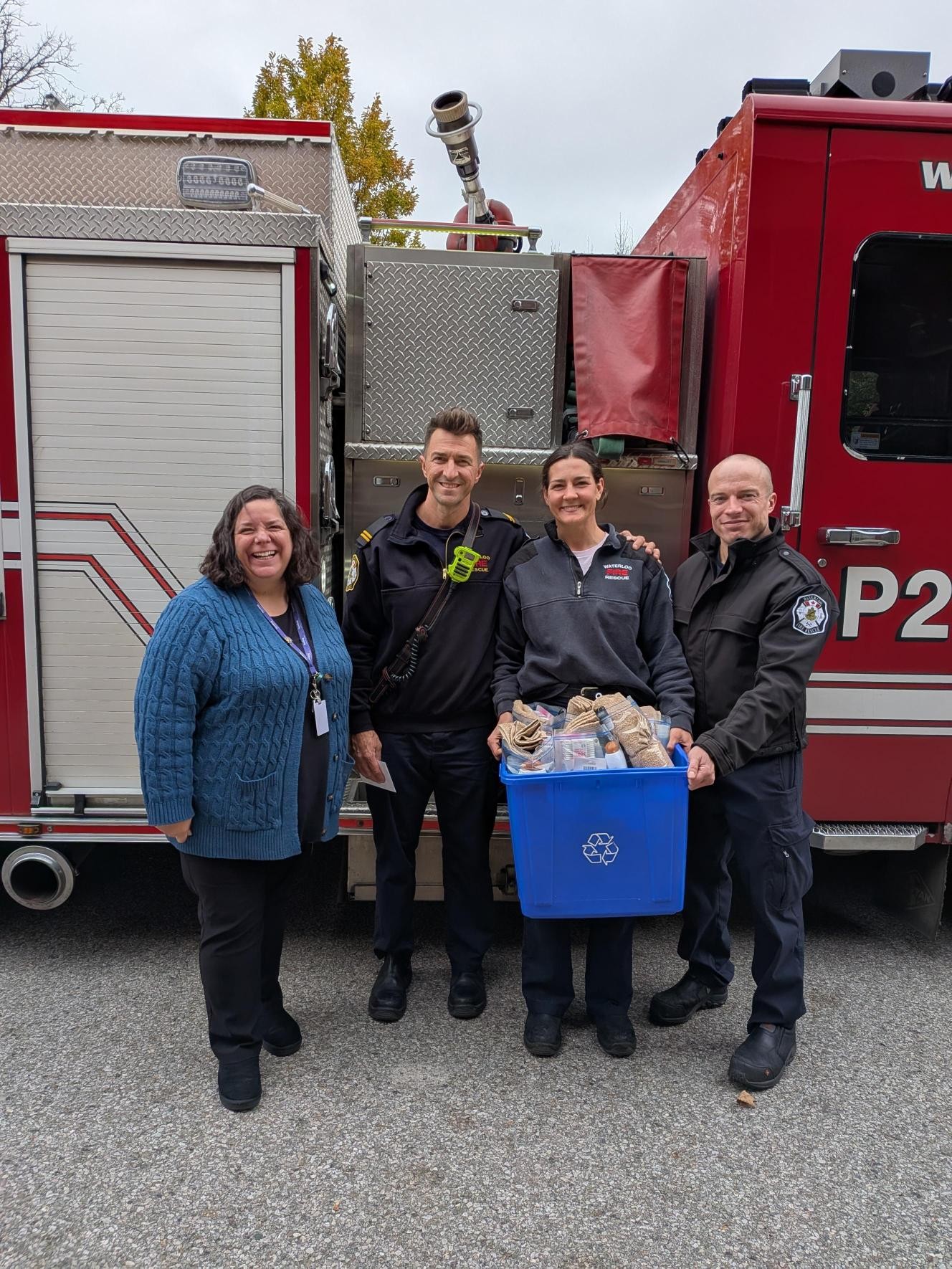 Thank you to the firefighters from Waterloo Fire Rescue Station 3 for stopping by with hygiene kits for the kids at our Children's Mental Health Centre and Safe Haven Youth Services! 🚒❤️
We are so grateful for the many ways our community shares its kindness with the children and youth we serve.
@waterloofirerescue
#StarlingCommunityServices #StarlingMentalHealthServices #WaterlooRegion #KidsMentalHealth #NonProfit